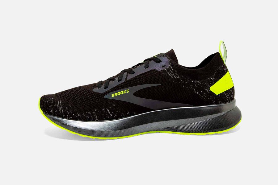 Brooks Levitate 4 Road Loopschoenen Heren - Zwart/Groen - 437506XNJ